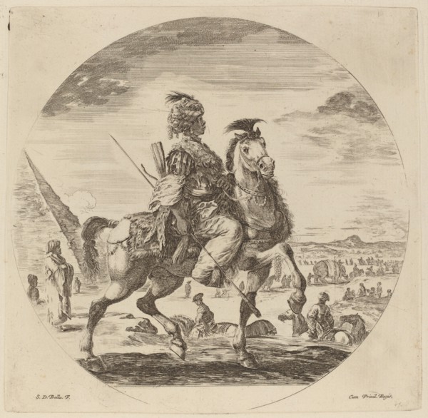 A Black Horseman.