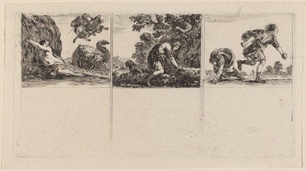 Perseus and Andromeda; Cephalus and Procris; Hippomene and Atalantus, 1644.