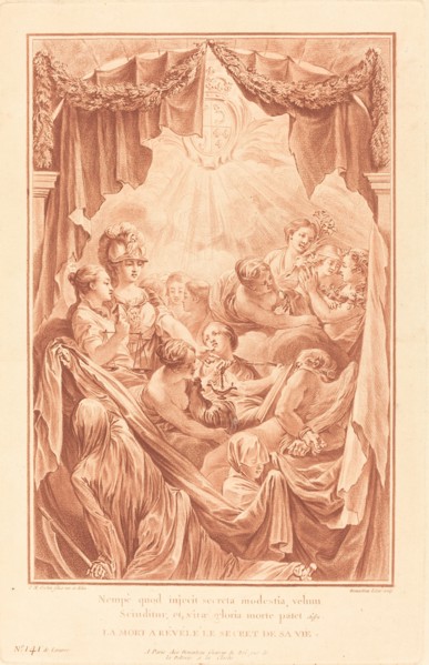 Allegory on the Death of the Dauphin, 1767.