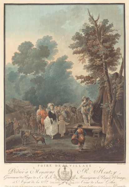 Foire de Village, 1788. [Village fair].