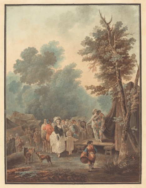 Foire de Village, 1788. [Village fair].