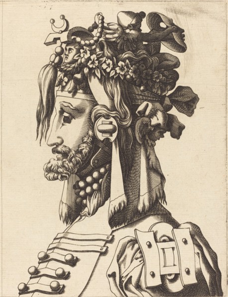 Bust of a Man in an Extravagant Costume, 1560/1600.