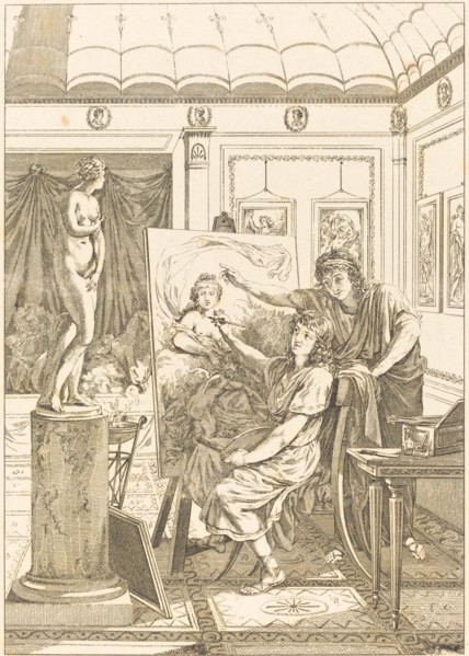 Imitation d'anacreon: Le portrait d'iris. [Imitation of Anacreon: the portrait of Iris].