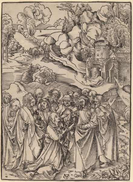 Christ and the Apostles and the Holy Women.