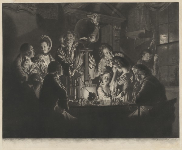 A Philosopher Shewing an Experiment on the Air Pump, 1769.