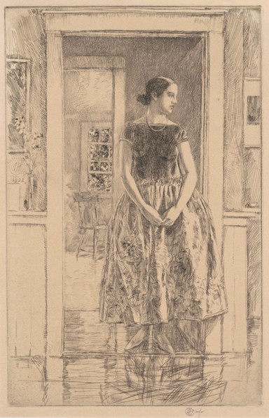 Girl in a Modern Gown, 1922.