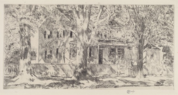 House on the Main Street, Easthampton, 1922.