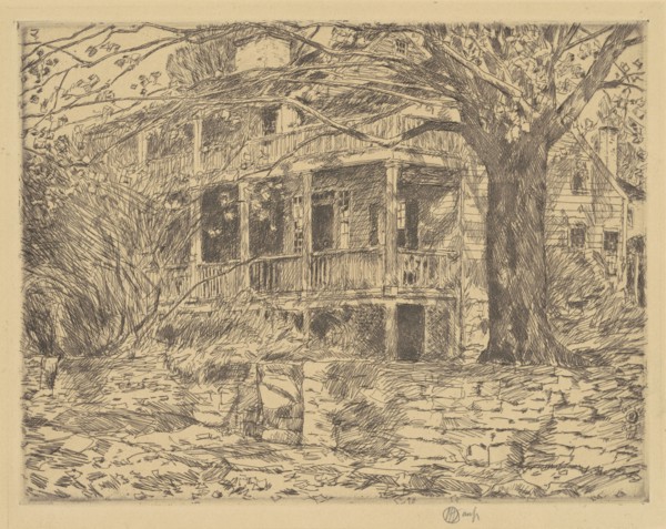 The Old House, Cos Cob, 1915.