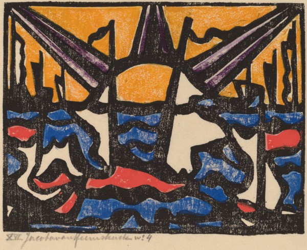 Landscape with a Sun, c. 1915.