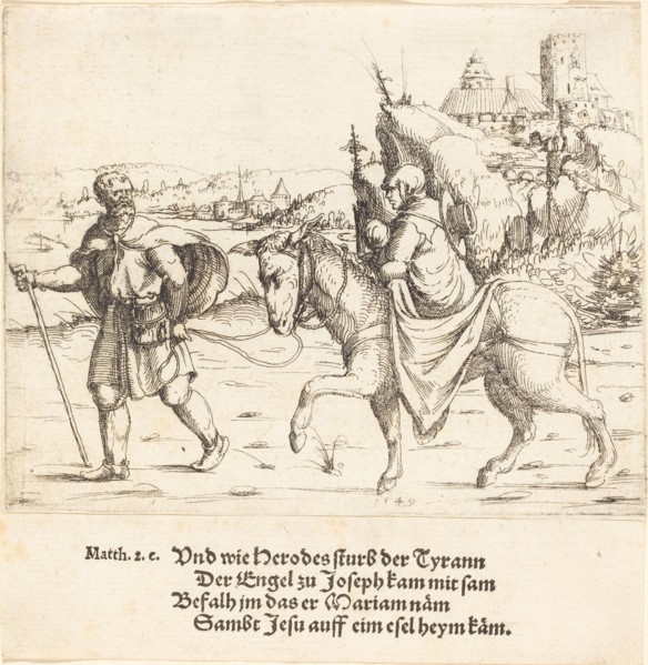 The Holy Family Returns from Egypt, 1549.