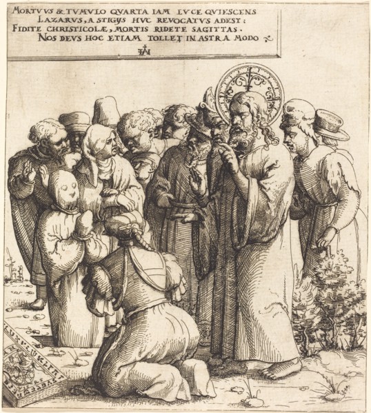 The Raising of Lazarus, 1545.