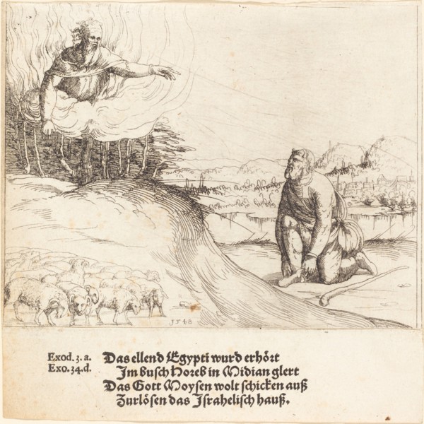 Moses and the Burning Bush, 1548.