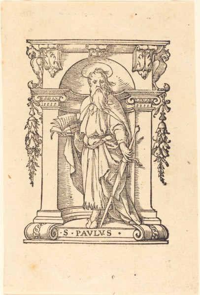 Saint Paul with Book and Sword.