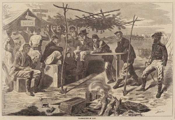 Thanksgiving in Camp, published 1862.