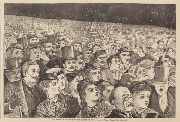 Fire-Works on the Night of the Fourth of July, published 1868.