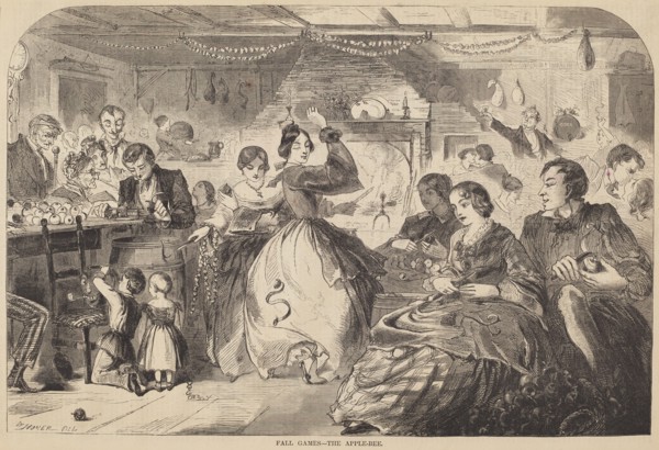 Fall Games - The Apple-Bee, published 1859.