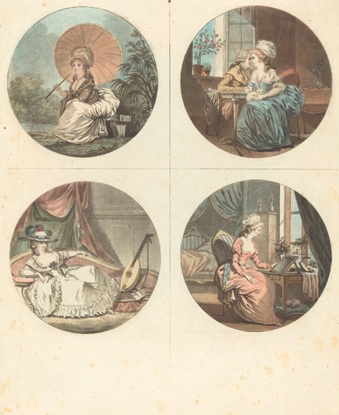 Les heures du jour. [The hours of the day].