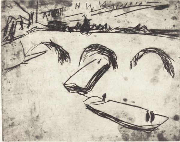 Bridge on Crown Prince Embankment (Brucke am Kronprinzenufer), 1909.