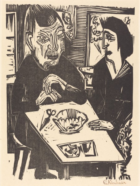 Old and Young Woman (Alte und jungere Frau), 1921.