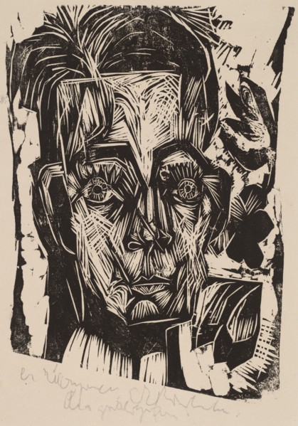 Head of Dr. Robert Binswanger (the Student), 1917-1918.