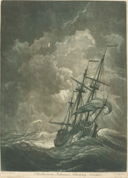 Shipping Scene from the Collection of John Chicheley, 1720s.