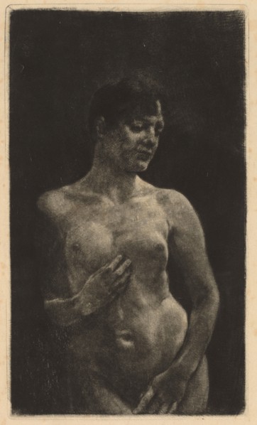 A Standing Nude, 1891.