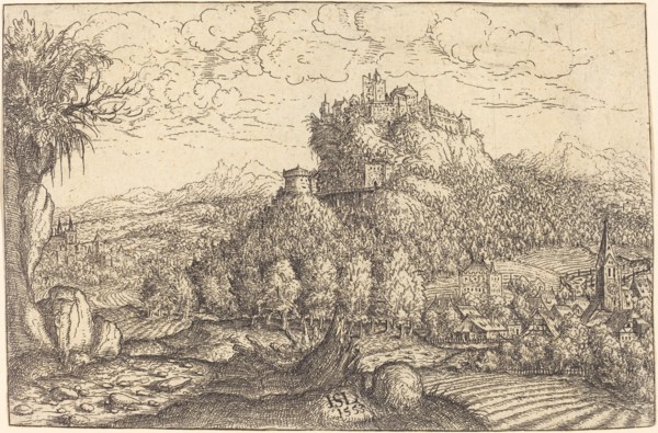 Landscape with a Castle in the Center, 1553.