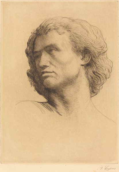 Head of a Man (Tete d'homme), 1877.