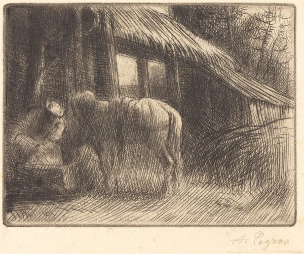 Drinking Trough, 2nd plate (L'abreuvoir).