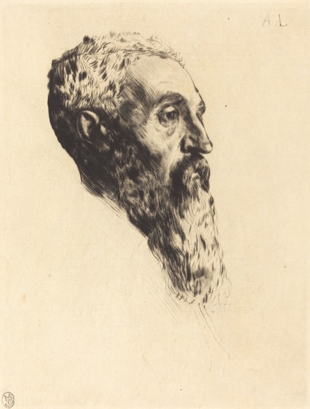 Head of a Model (Tete de modele).