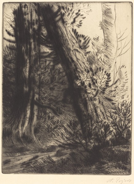 Edge of a Brook (Bord de ruisseau).
