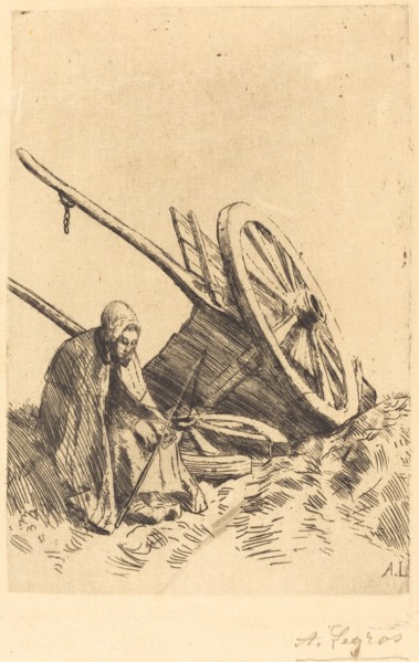 Broken Cart (La charette brisee).