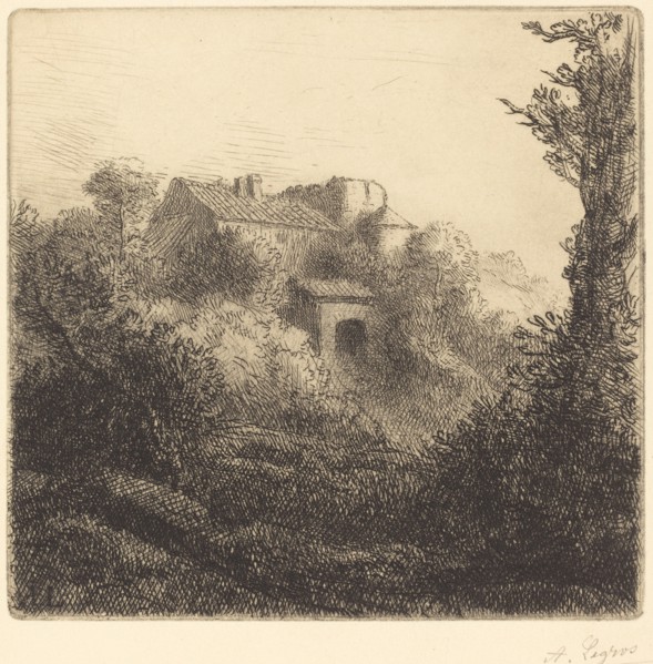 Farm on a Hill (La ferme sur la colline).