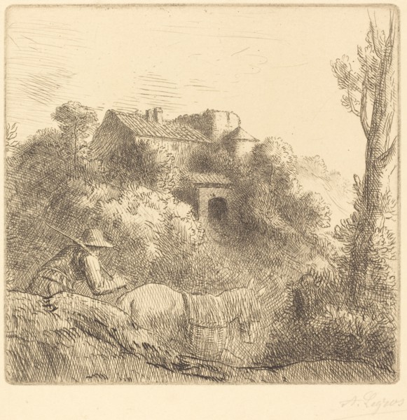 Farm on a Hill (La ferme sur la colline).