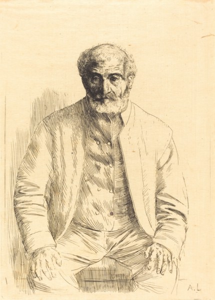 Old man seated (Vieillard assis).