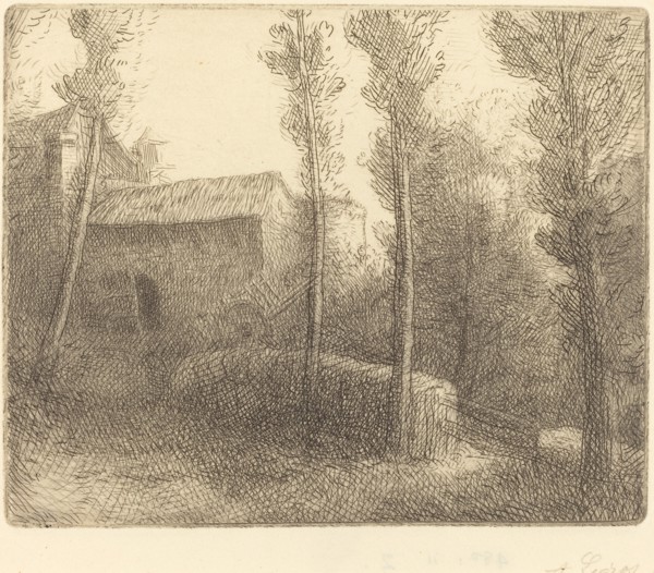 Bridge at the Mill (Le pont du moulin).