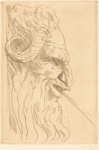 Head of a Satyr (Tete de satyre).