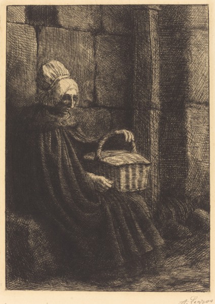 Peasant Woman of Boulogne (Paysanne des environs de Boulogne dite La femme au panier).