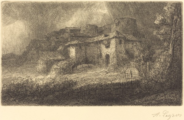 Ruins of a Chateau (Les ruines du chateau).