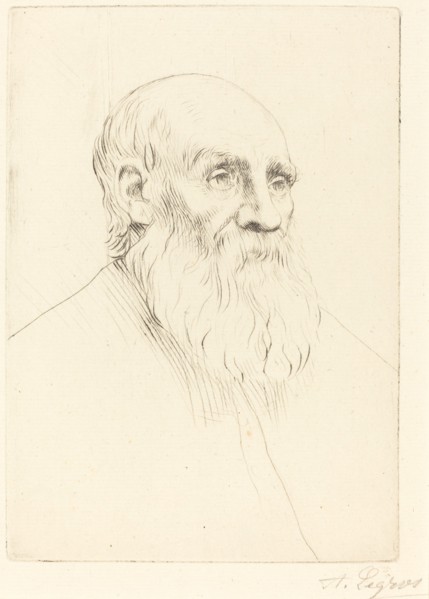 Head of an Old Man (Etude de tete).