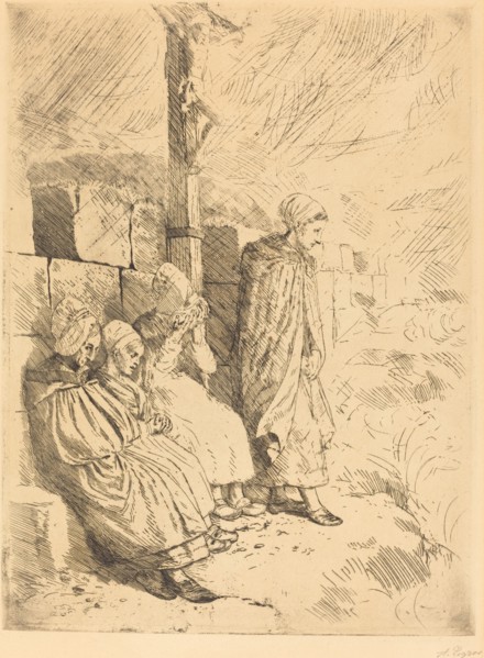 Fishermen's Wives (Femmes de pecheurs).
