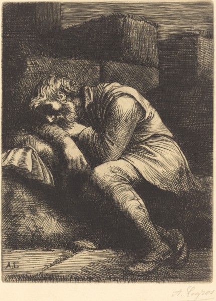 Sleeping Beggar (Mendiant endormi).