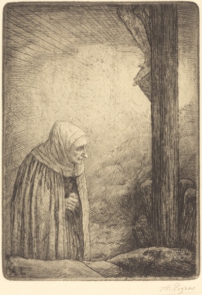 Woman at the Foot of the Cross (Femme au calvaire).