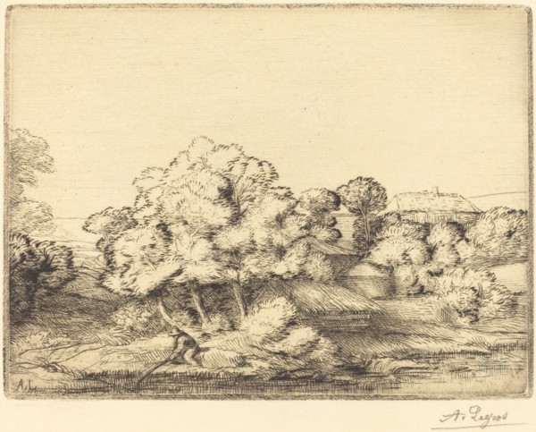 Hamlet near the Lake (Le hameau pres du lac).