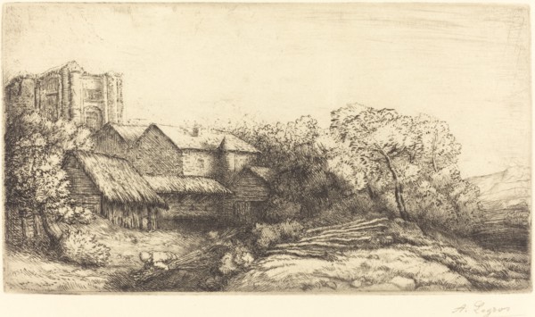 Farm at the Monastery (La ferme de l'abbaye).