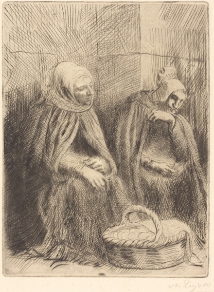 Egg-sellers, 1st plate (Les marchandes d'oeufs).