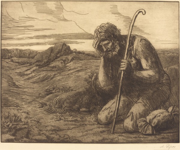 The Prodigal Son, 6th plate (L'enfant prodigue).