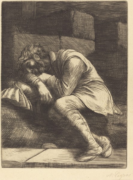 Sleeping Beggar (Mendiant endormi).
