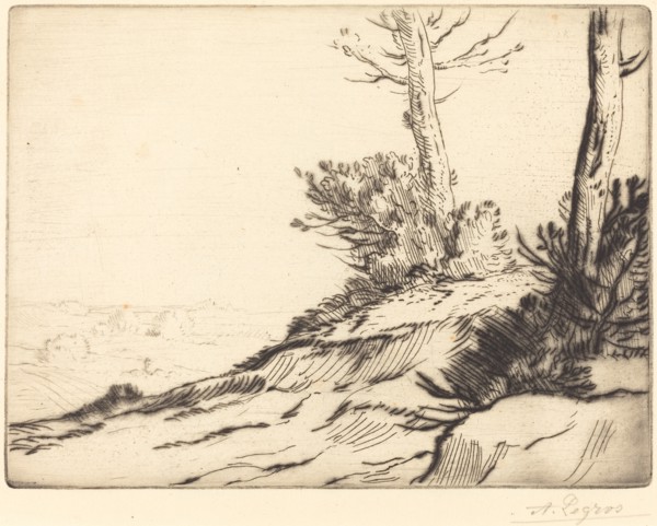 Hill with Bushes (La butte aux brousailles).