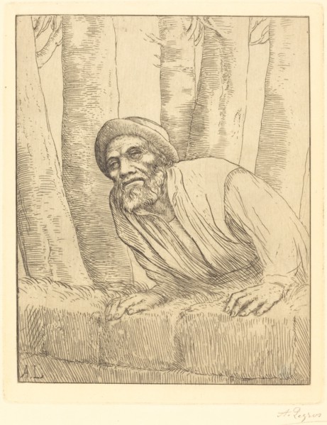 Man Climbing a Wall (L'escalade).